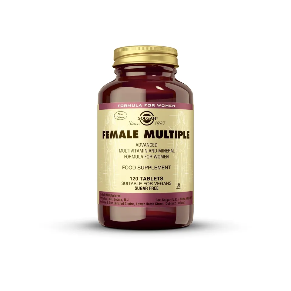 solgar-female-multiple-multivitam-nico-para-mujer-120-comprimidos image 1