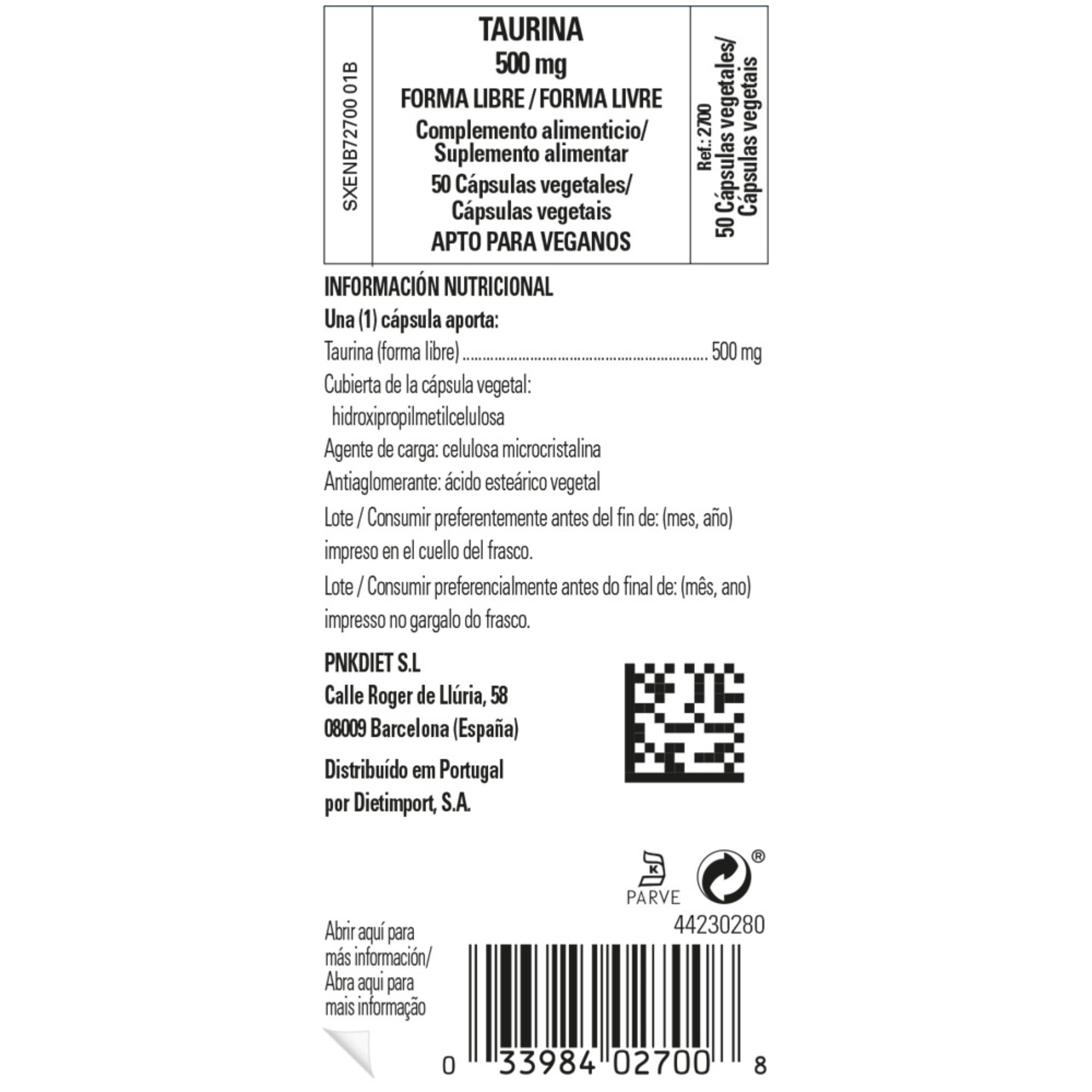 solgar-taurina-amino-cido-azufrado-50-c-psulas-vegetales image 3
