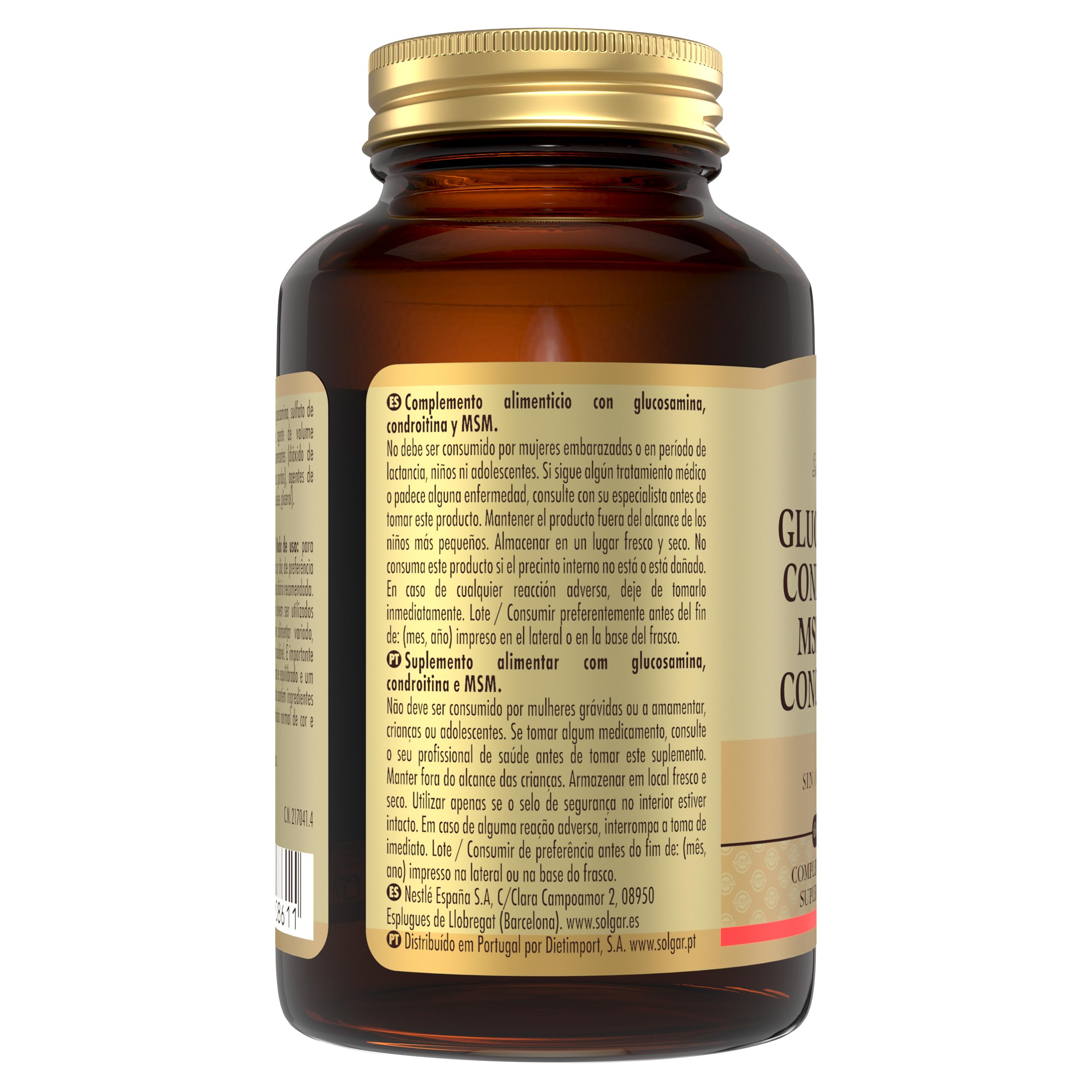 solgar-glucosamina-msm-complex-60-comprimidos image 4