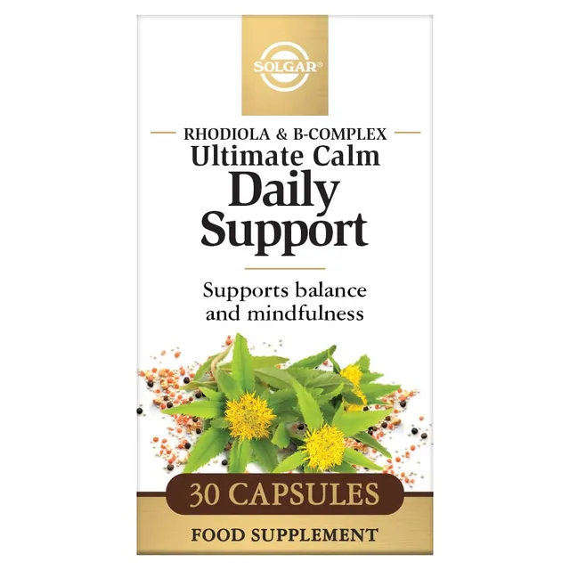 solgar-ultimate-calma-diaria-con-rhodiola-y-b-complex-30-c-psulas-vegetales image 1