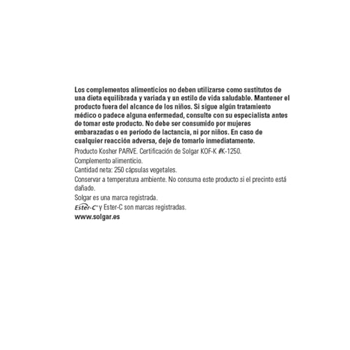 solgar-ester-c-plus-vitamina-c-500-mg-250-comprimidos image 7