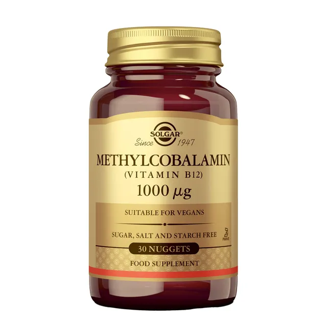 solgar-methylcobalamin-vitamina-b12-1000-g-30-c-psulas-masticables image 1