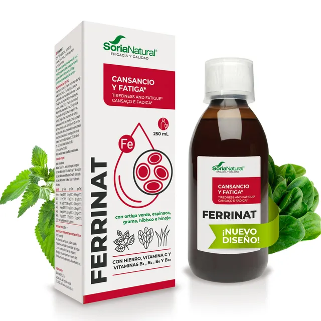 soria-natural-ferrinat-hierro-con-vitaminas-b12-b6-b2-b1-y-c-250-ml-alta-absorci image 1