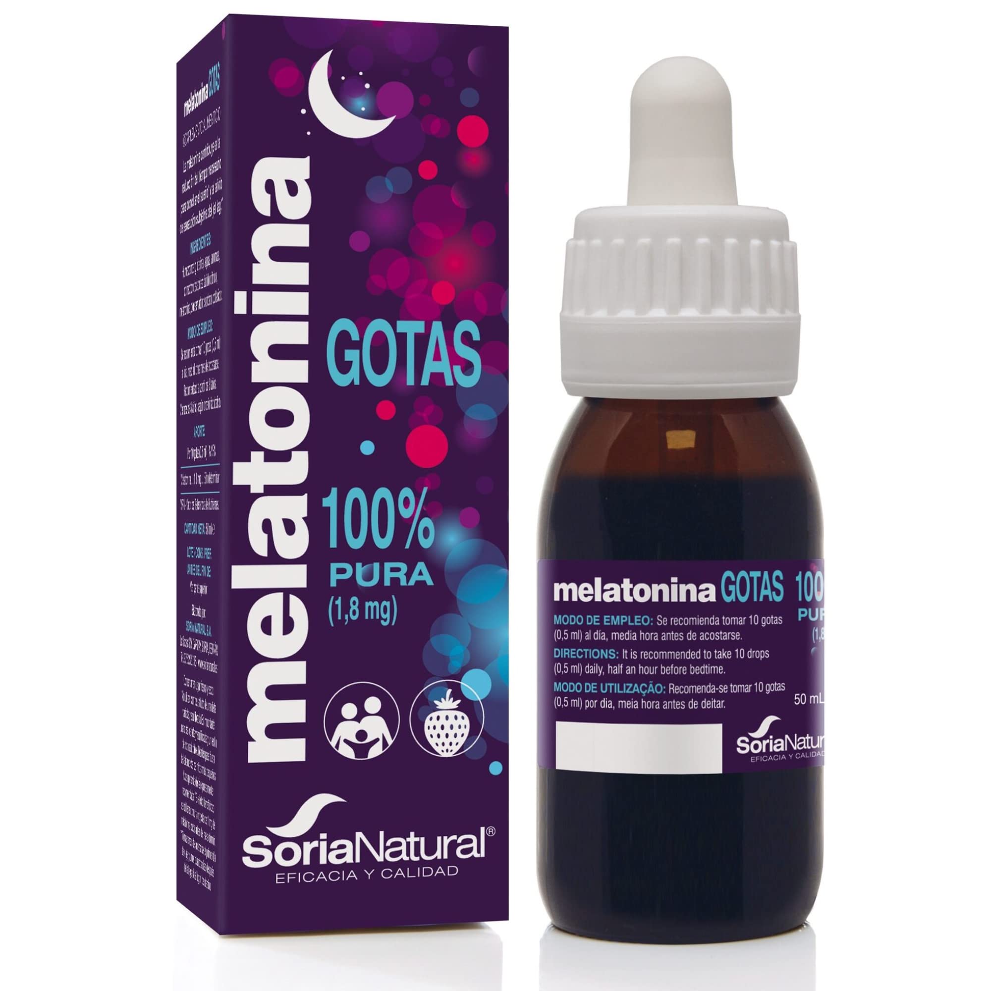 soria-natural-melatonina-pura-gotas-1-8-mg-50-ml-sabor-fresa-para-ni-os-y-adulto image 1