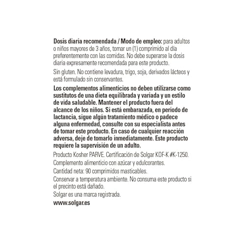 solgar-kangavites-vitamina-c-100-mg-90-comprimidos-masticables image 5