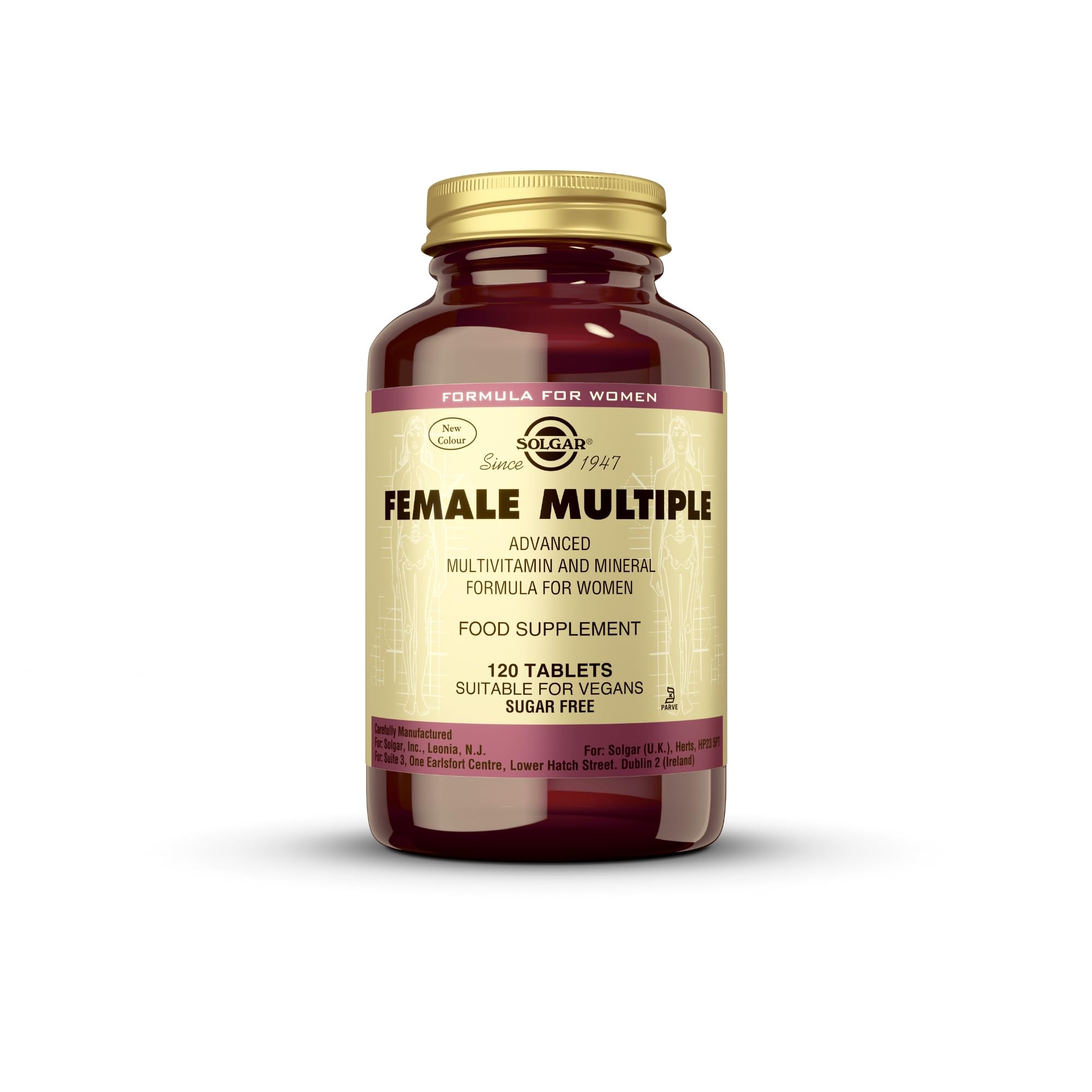 solgar-female-multiple-multivitam-nico-para-mujer-120-comprimidos image 1