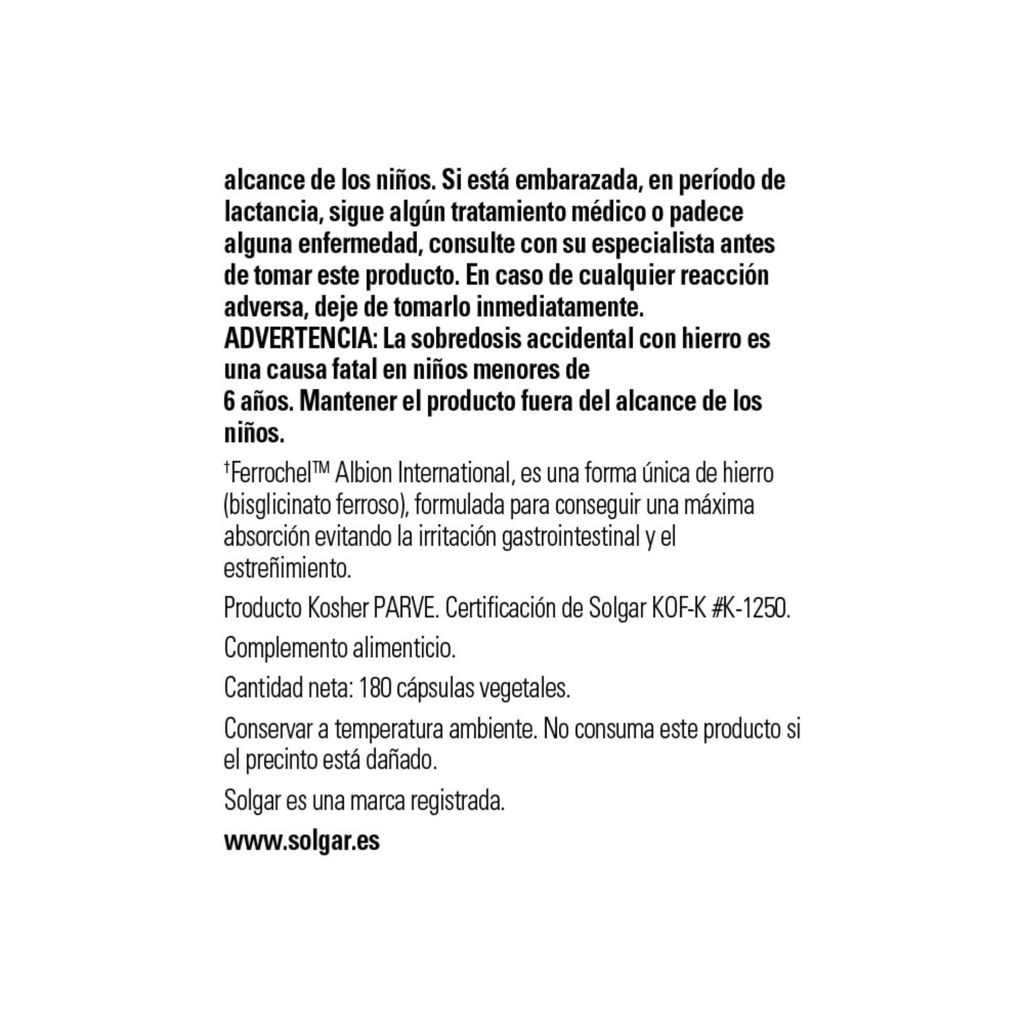 solgar-hierro-gentle-bisglicinato-20-mg-180-c-psulas-vegetales-no-irrita-el-est- image 8