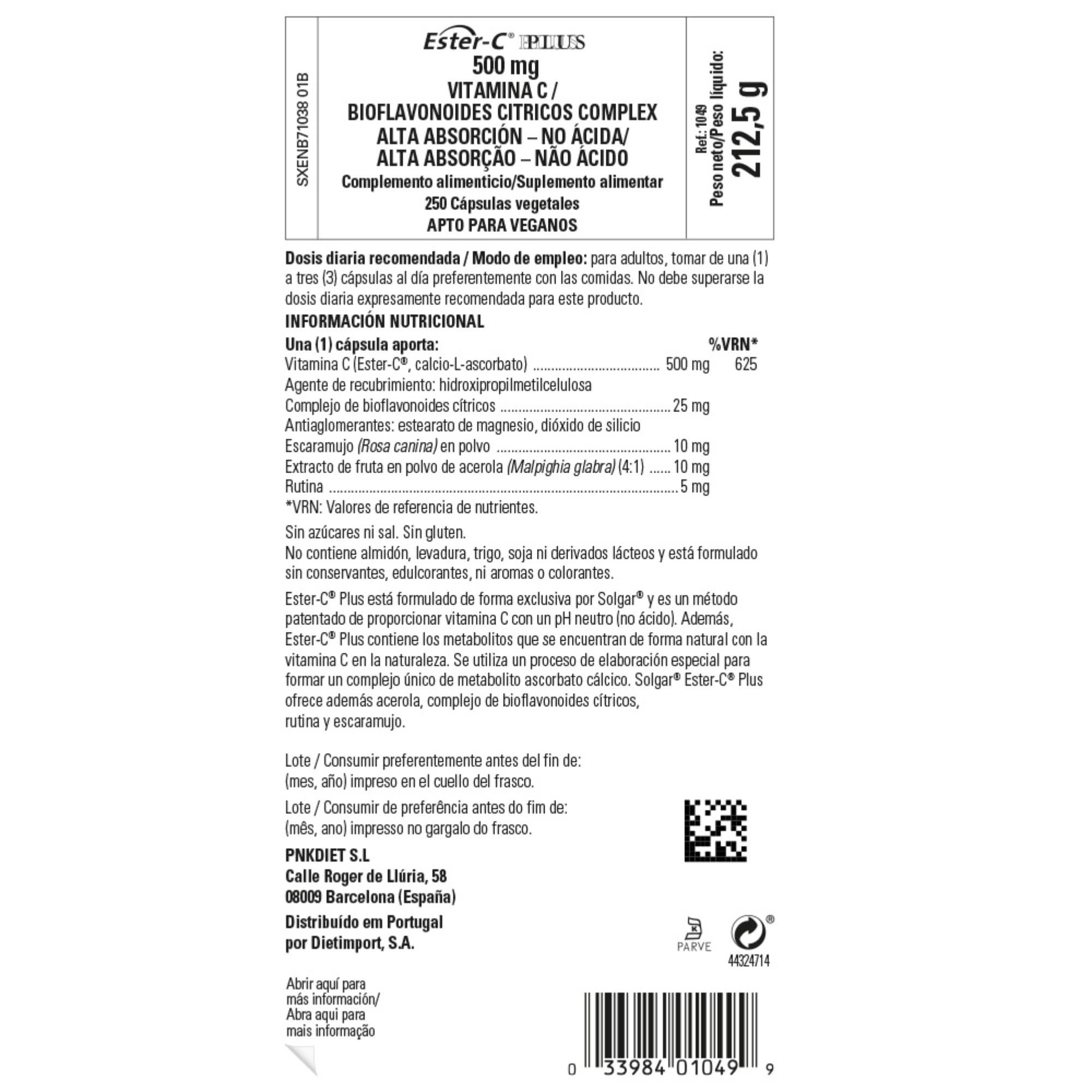 solgar-ester-c-plus-vitamina-c-500-mg-250-comprimidos image 4