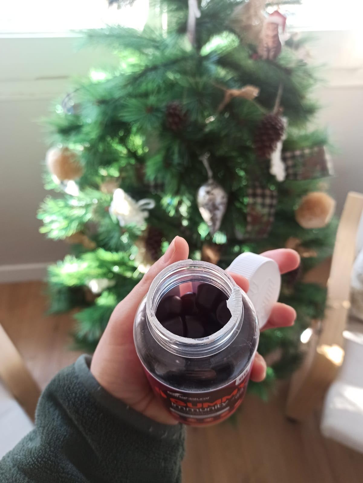 Muy contenta