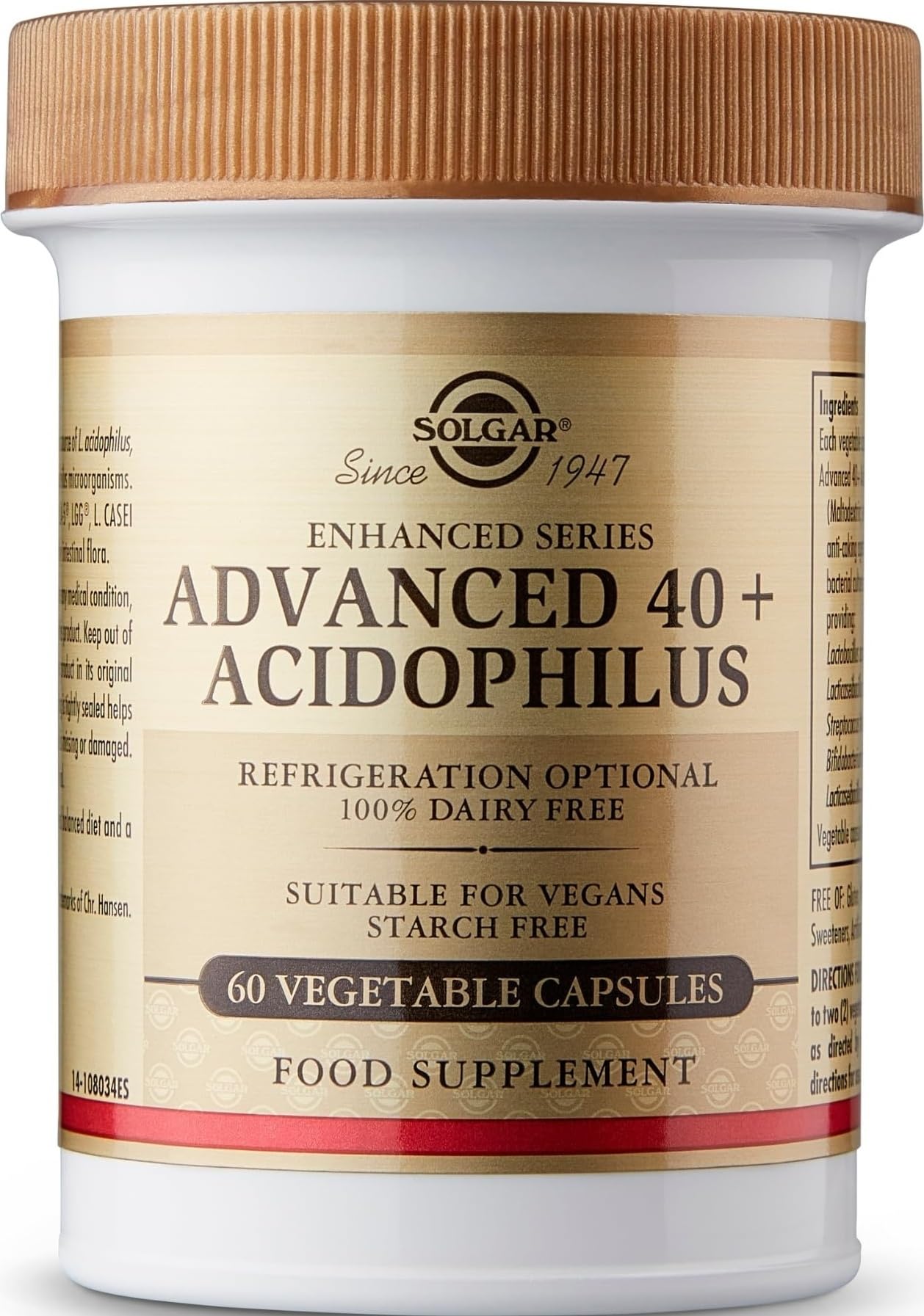 solgar-advanced-40-acidophilus-5-cepas-registradas-la-5-lgg-bb-12-60-c-psulas image 1