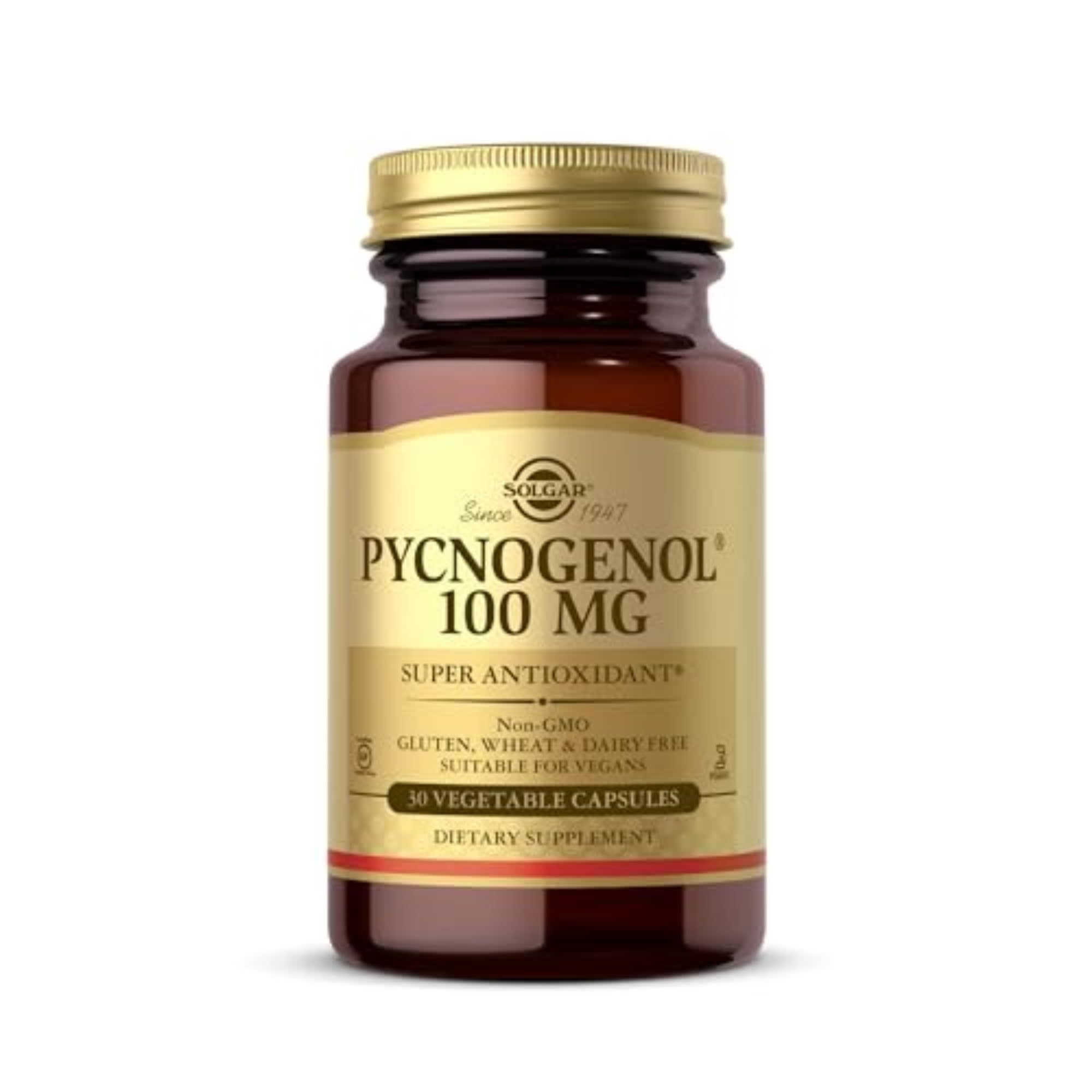 solgar-pycnogenol-30-c-psulas-vegetales-extracto-de-corteza-de-pino image 1