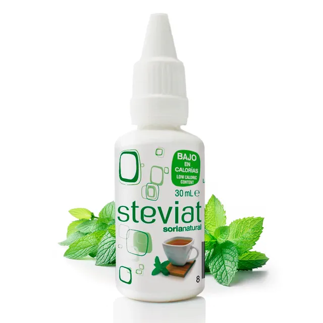 soria-natural-steviat-gotas-30-ml-edulcorante-l-quido-100-natural-de-stevia-bajo image 1